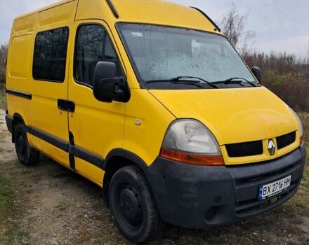 Желтый Рено Мастер, объемом двигателя 2.5 л и пробегом 465 тыс. км за 4900 $, фото 2 на Automoto.ua