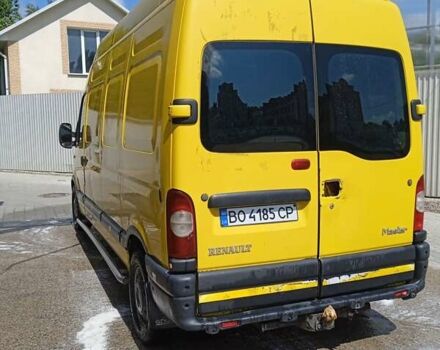 Жовтий Рено Мастєр, об'ємом двигуна 2.46 л та пробігом 438 тис. км за 6550 $, фото 8 на Automoto.ua