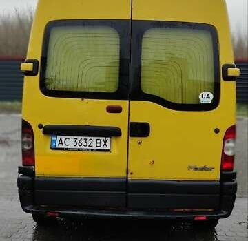 Желтый Рено Мастер, объемом двигателя 2.46 л и пробегом 682 тыс. км за 6150 $, фото 1 на Automoto.ua