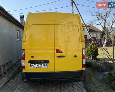 Желтый Рено Мастер, объемом двигателя 2.3 л и пробегом 319 тыс. км за 12000 $, фото 5 на Automoto.ua