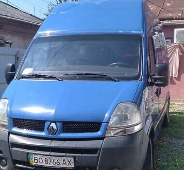 Синій Рено Мастєр, об'ємом двигуна 3 л та пробігом 400 тис. км за 6800 $, фото 1 на Automoto.ua