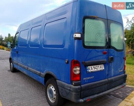 Синий Рено Мастер, объемом двигателя 2.5 л и пробегом 575 тыс. км за 6200 $, фото 4 на Automoto.ua