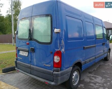 Синий Рено Мастер, объемом двигателя 2.5 л и пробегом 575 тыс. км за 6200 $, фото 3 на Automoto.ua
