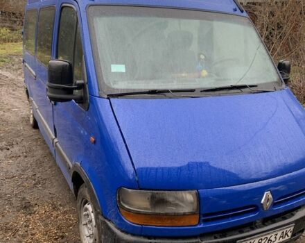 Синий Рено Мастер, объемом двигателя 2.5 л и пробегом 225 тыс. км за 2500 $, фото 3 на Automoto.ua