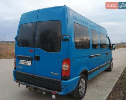 Синий Рено Мастер, объемом двигателя 2.5 л и пробегом 540 тыс. км за 8000 $, фото 1 на Automoto.ua
