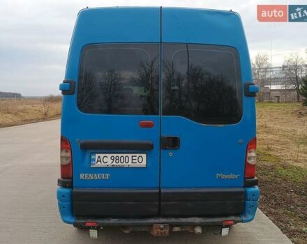 Синий Рено Мастер, объемом двигателя 2.5 л и пробегом 540 тыс. км за 8000 $, фото 6 на Automoto.ua
