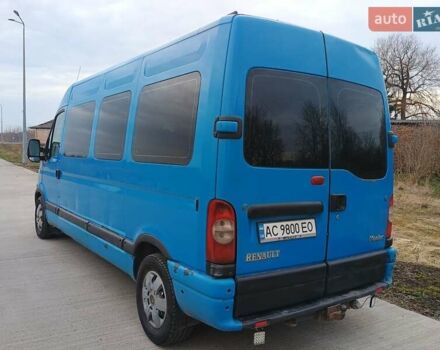 Синий Рено Мастер, объемом двигателя 2.5 л и пробегом 540 тыс. км за 8000 $, фото 5 на Automoto.ua