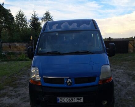Синій Рено Мастєр, об'ємом двигуна 2.5 л та пробігом 480 тис. км за 5300 $, фото 1 на Automoto.ua