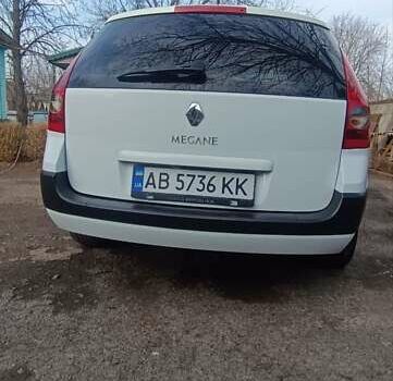 Белый Рено Меган, объемом двигателя 1.6 л и пробегом 232 тыс. км за 4600 $, фото 7 на Automoto.ua