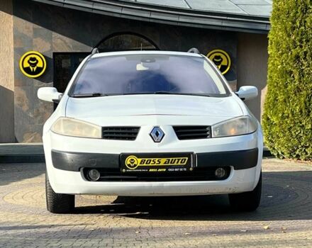 Белый Рено Меган, объемом двигателя 1.6 л и пробегом 200 тыс. км за 3750 $, фото 1 на Automoto.ua