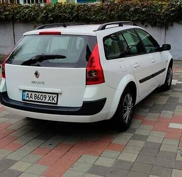 Белый Рено Меган, объемом двигателя 1.6 л и пробегом 197 тыс. км за 5300 $, фото 10 на Automoto.ua