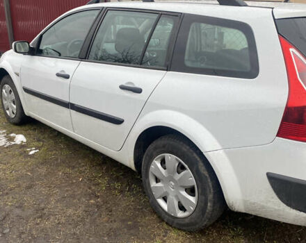 Белый Рено Меган, объемом двигателя 1.6 л и пробегом 214 тыс. км за 6200 $, фото 2 на Automoto.ua