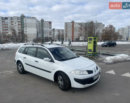 Белый Рено Меган, объемом двигателя 1.6 л и пробегом 223 тыс. км за 5450 $, фото 9 на Automoto.ua