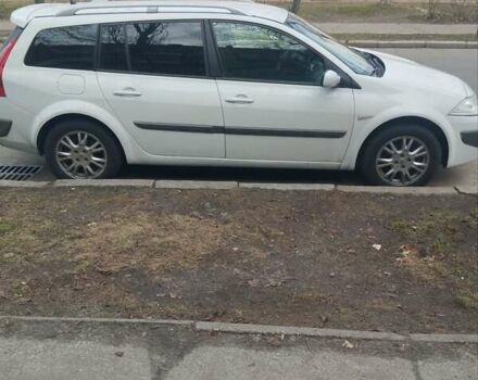 Белый Рено Меган, объемом двигателя 1.6 л и пробегом 285 тыс. км за 6300 $, фото 5 на Automoto.ua