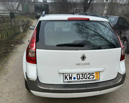 Білий Рено Меган, об'ємом двигуна 1.6 л та пробігом 145 тис. км за 5500 $, фото 8 на Automoto.ua