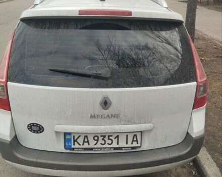 Белый Рено Меган, объемом двигателя 1.6 л и пробегом 285 тыс. км за 6300 $, фото 3 на Automoto.ua