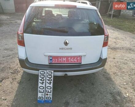 Білий Рено Меган, об'ємом двигуна 1.6 л та пробігом 201 тис. км за 5299 $, фото 20 на Automoto.ua