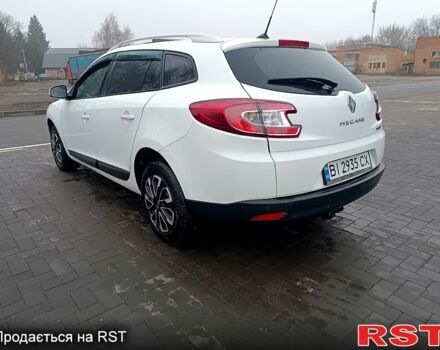 Белый Рено Меган, объемом двигателя 2 л и пробегом 120 тыс. км за 10000 $, фото 4 на Automoto.ua