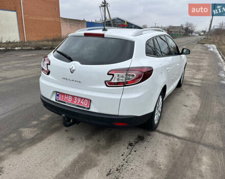 Белый Рено Меган, объемом двигателя 1.5 л и пробегом 238 тыс. км за 9000 $, фото 13 на Automoto.ua