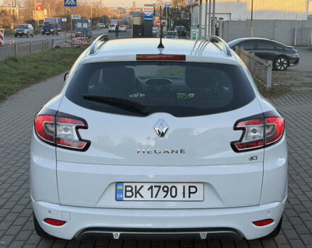 Белый Рено Меган, объемом двигателя 1.5 л и пробегом 265 тыс. км за 8550 $, фото 6 на Automoto.ua