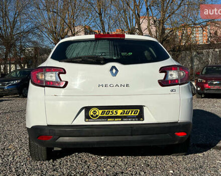 Белый Рено Меган, объемом двигателя 1.5 л и пробегом 206 тыс. км за 8500 $, фото 4 на Automoto.ua