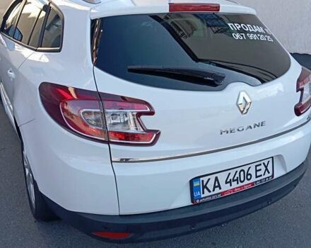 Белый Рено Меган, объемом двигателя 1.5 л и пробегом 350 тыс. км за 8500 $, фото 7 на Automoto.ua