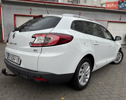 Белый Рено Меган, объемом двигателя 1.5 л и пробегом 278 тыс. км за 8900 $, фото 6 на Automoto.ua