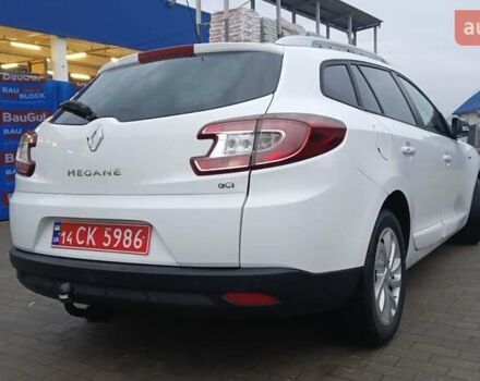 Белый Рено Меган, объемом двигателя 1.5 л и пробегом 149 тыс. км за 9600 $, фото 13 на Automoto.ua