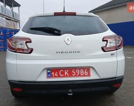 Белый Рено Меган, объемом двигателя 1.5 л и пробегом 149 тыс. км за 9600 $, фото 12 на Automoto.ua