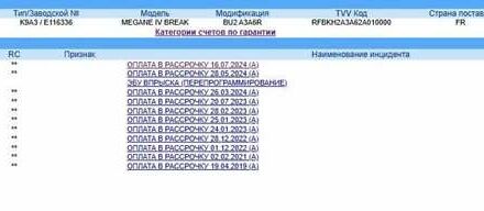 Белый Рено Меган, объемом двигателя 1.5 л и пробегом 202 тыс. км за 11700 $, фото 7 на Automoto.ua