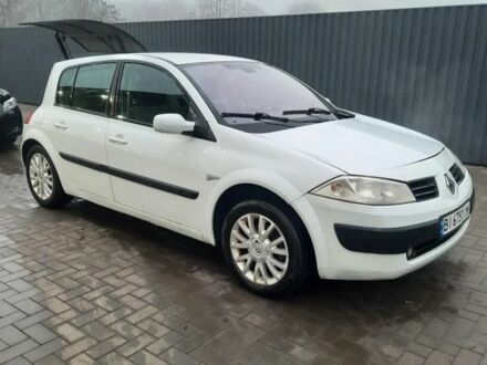 Белый Рено Меган, объемом двигателя 1.5 л и пробегом 316 тыс. км за 3550 $, фото 1 на Automoto.ua