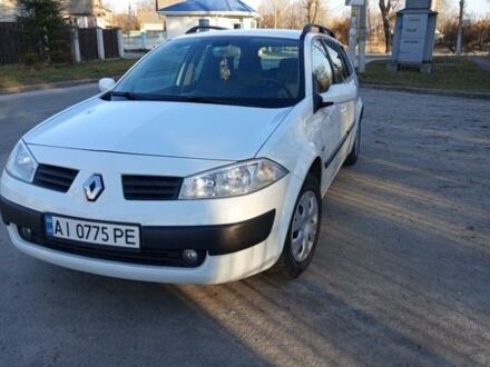 Белый Рено Меган, объемом двигателя 1.6 л и пробегом 216 тыс. км за 4700 $, фото 1 на Automoto.ua