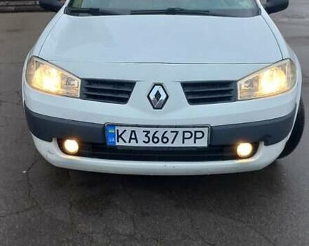 Белый Рено Меган, объемом двигателя 1.6 л и пробегом 212 тыс. км за 3400 $, фото 1 на Automoto.ua