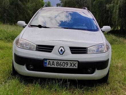 Білий Рено Меган, об'ємом двигуна 1.6 л та пробігом 197 тис. км за 5100 $, фото 1 на Automoto.ua