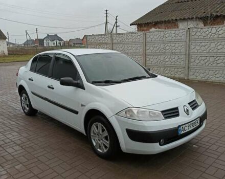 Белый Рено Меган, объемом двигателя 1.6 л и пробегом 280 тыс. км за 3250 $, фото 1 на Automoto.ua