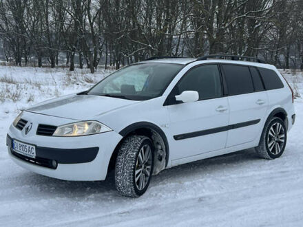 Белый Рено Меган, объемом двигателя 1.46 л и пробегом 240 тыс. км за 4999 $, фото 1 на Automoto.ua