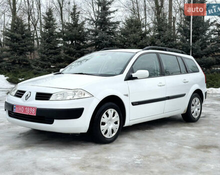 Білий Рено Меган, об'ємом двигуна 1.6 л та пробігом 165 тис. км за 5100 $, фото 1 на Automoto.ua