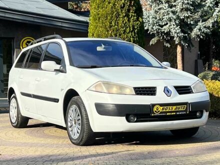 Белый Рено Меган, объемом двигателя 1.6 л и пробегом 200 тыс. км за 3750 $, фото 1 на Automoto.ua