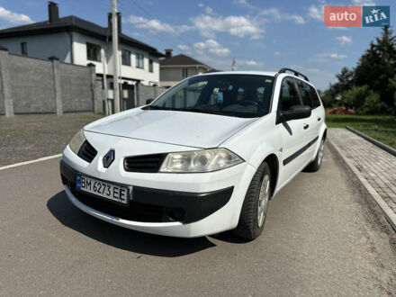 Рено Меган 2007 в Сумах на Automoto.ua Белый Рено Меган, объемом двигателя 1.6 л и пробегом 188 тыс. км за 4999 $, фото 1 на Automoto.ua