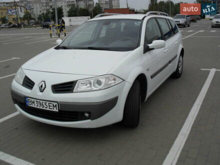 Рено Меган 2007 в Сумах на Automoto.ua Белый Рено Меган, объемом двигателя 1.6 л и пробегом 193 тыс. км за 5500 $, фото 1 на Automoto.ua