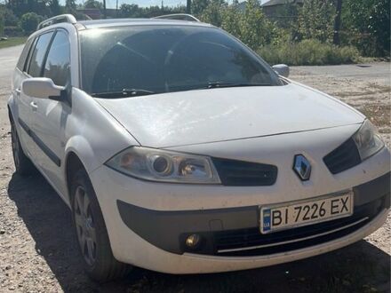 Рено Меган 2007 в Кременчуге на Automoto.ua Белый Рено Меган, объемом двигателя 2 л и пробегом 257 тыс. км за 4609 $, фото 1 на Automoto.ua