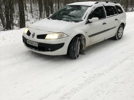 Білий Рено Меган, об'ємом двигуна 1.5 л та пробігом 384 тис. км за 4100 $, фото 1 на Automoto.ua