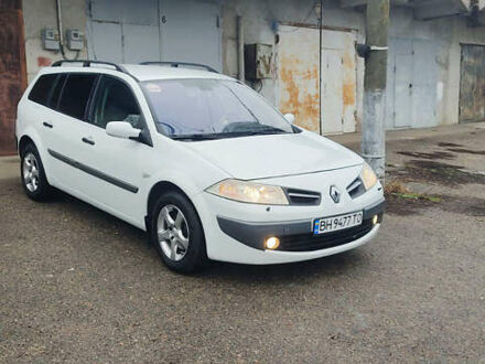 Білий Рено Меган, об'ємом двигуна 1.9 л та пробігом 327 тис. км за 6500 $, фото 1 на Automoto.ua