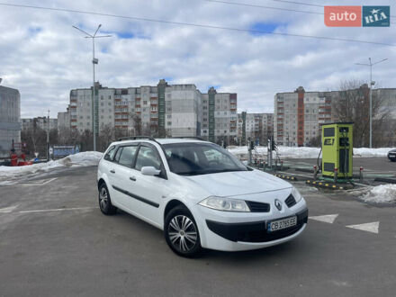 Білий Рено Меган, об'ємом двигуна 1.6 л та пробігом 223 тис. км за 5450 $, фото 1 на Automoto.ua
