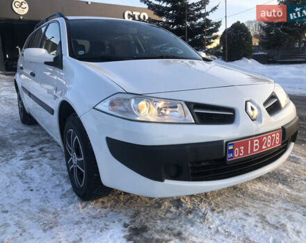 Білий Рено Меган, об'ємом двигуна 1.6 л та пробігом 180 тис. км за 5500 $, фото 1 на Automoto.ua