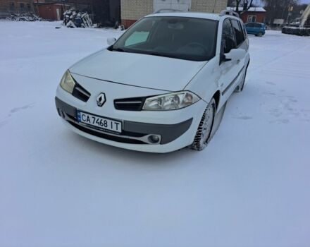 Белый Рено Меган, объемом двигателя 1.5 л и пробегом 344 тыс. км за 5000 $, фото 1 на Automoto.ua