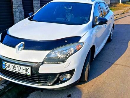 Белый Рено Меган, объемом двигателя 1.5 л и пробегом 217 тыс. км за 7000 $, фото 1 на Automoto.ua