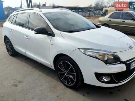 Белый Рено Меган, объемом двигателя 1.6 л и пробегом 290 тыс. км за 8950 $, фото 1 на Automoto.ua
