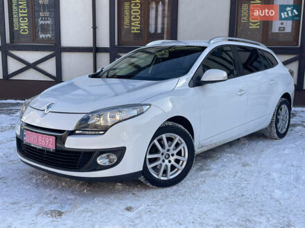 Белый Рено Меган, объемом двигателя 1.5 л и пробегом 199 тыс. км за 7899 $, фото 1 на Automoto.ua