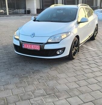Білий Рено Меган, об'ємом двигуна 1.5 л та пробігом 197 тис. км за 8750 $, фото 1 на Automoto.ua